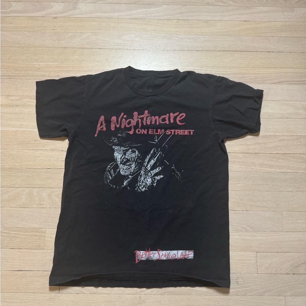 Black A Nightmare on Elm Street Graphic T-Shirt size medium